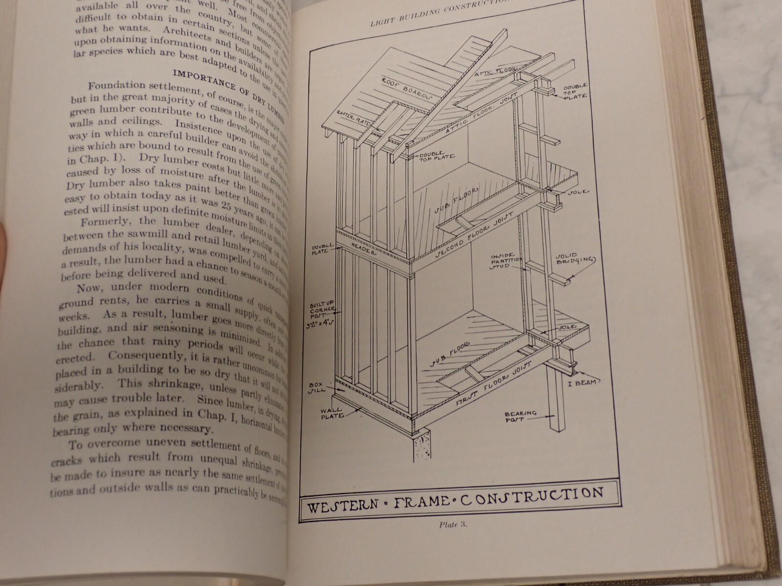 Wood Construction Principles Practice Details. Dudley Holtman. 1929 ex-library
