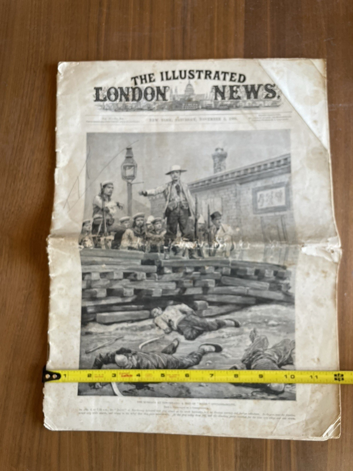 The Illustrated London News New York Nov 3, 1900 Newspaper Vintage