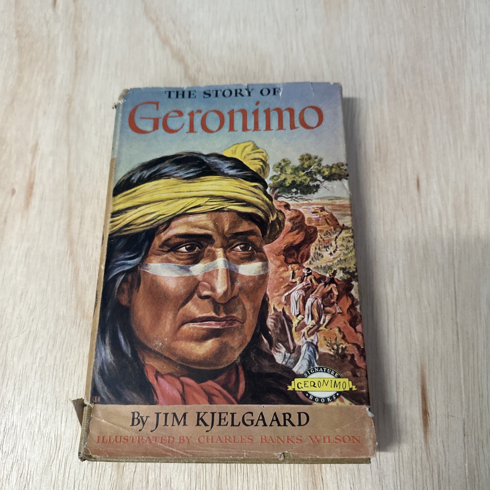 The Story of Geronimo by Kim Kjelgaard (1958) Grosset & Dunlap Hard Cover