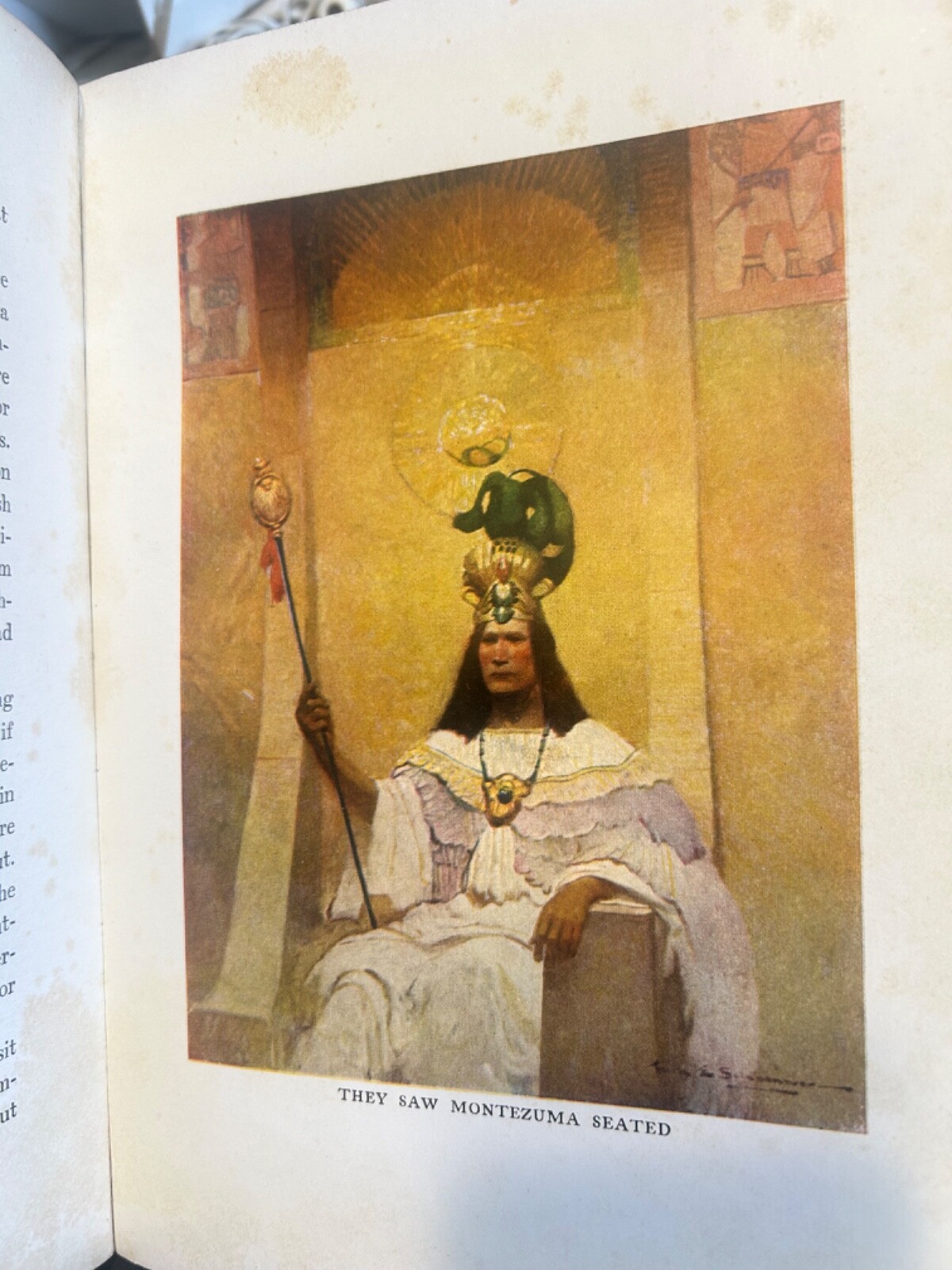Virginia Watson WITH CORTES THE CONQUEROR Illust’d by SCHOONOVER 1917 HC (bb65)