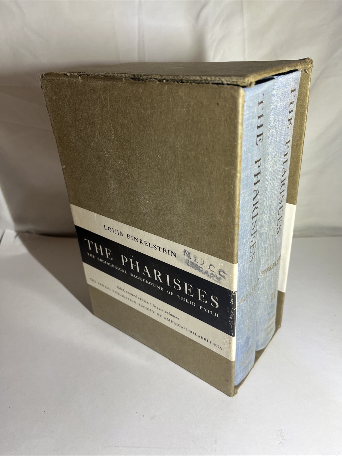 The Pharisees The Sociological Background of Their Faith Vol 1 & 2 HC 1966
