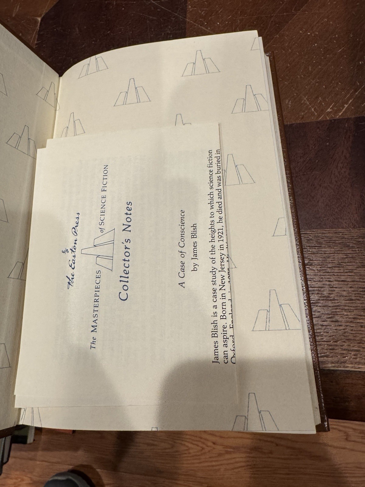 A Case of Conscience by James Blish Easton Press Collector’s Edition with Notes