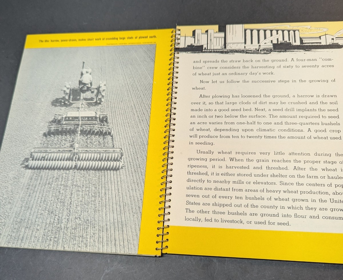 The Story of Flour 1935 by Pillsbury Flour Mills Company Spiral Bound Paperback