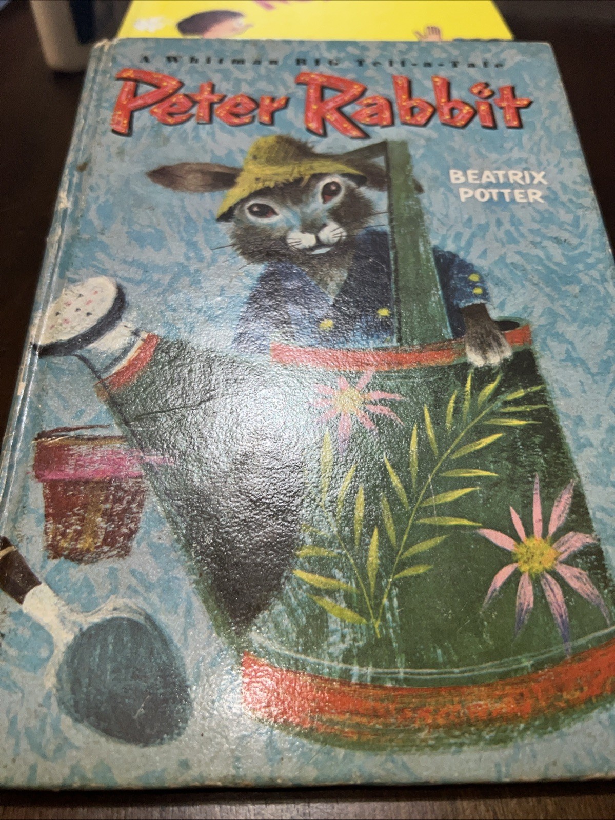1966 Whitman Big Tell a Tale Peter Rabbit by Beatrix Potter ILLUS-Robert Lee