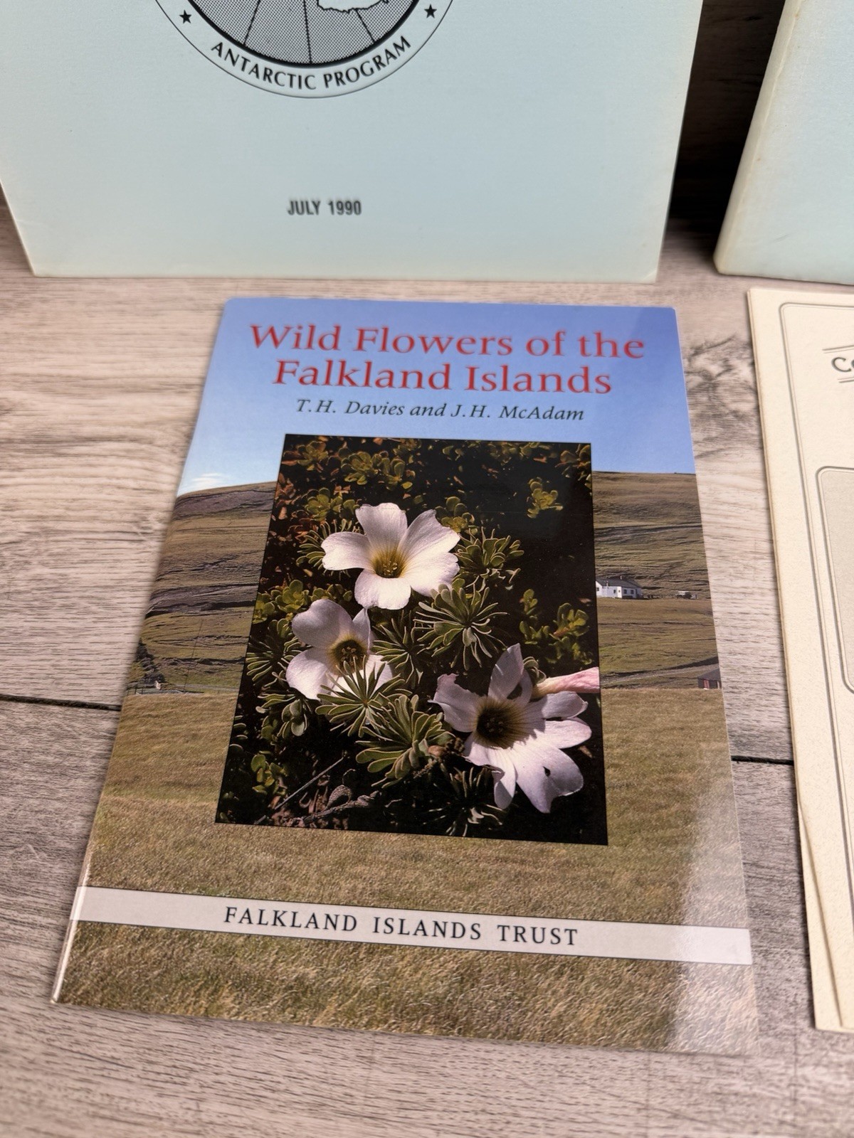 Antarctica Vintage 1990s Information Scientific News Wildlife Flowers Programs