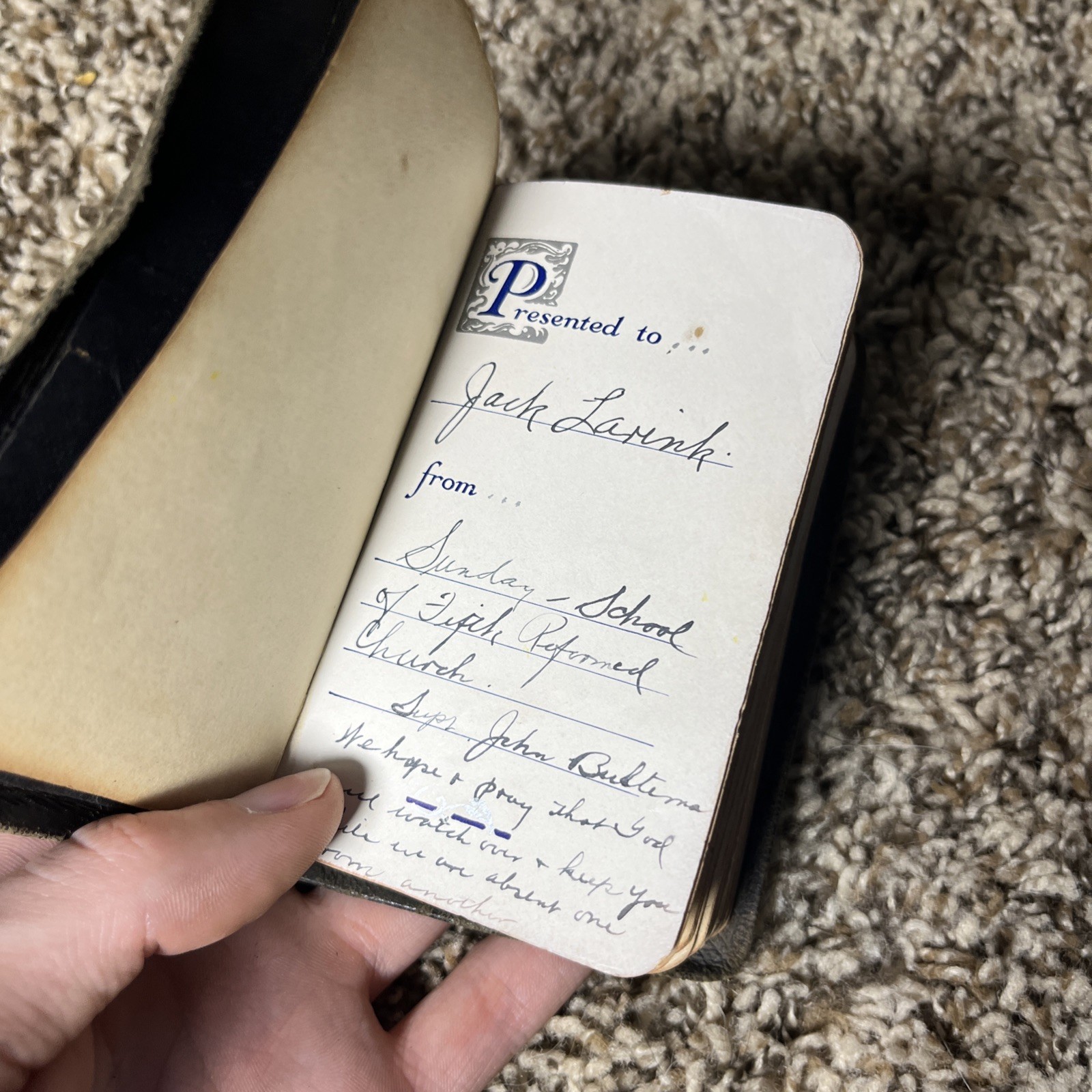 New Testament Psalms National Bible Press 1941 Pocket Sized Leather