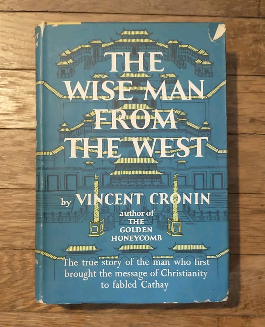 The Wise Man From The West Vincent Cronin 1955 1st Ed. HC DJ VG St. Matteo Ricci