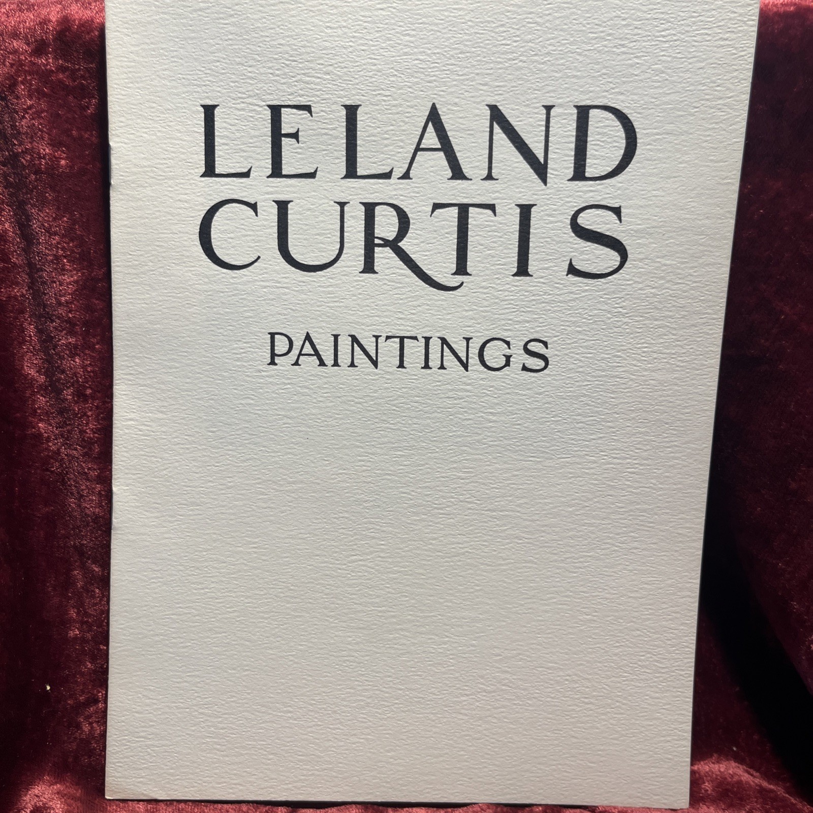 Leland Curtis Paintings By Los Angeles County Museum Exposition Program