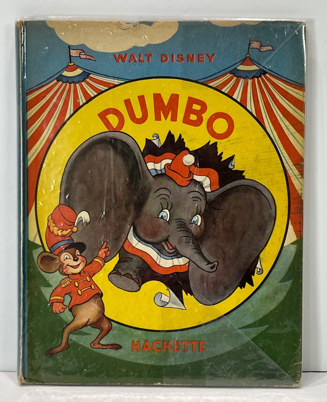 Vintage 1948 Walt Disney’s Dumbo Hachette Hardcover French Version RARE