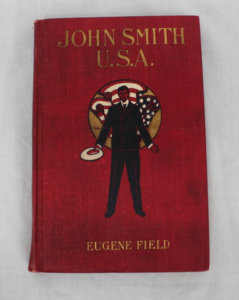 Vintage 1905 John Smith U.S.A. Eugene Field Poetry Book Red Cloth Hardcover