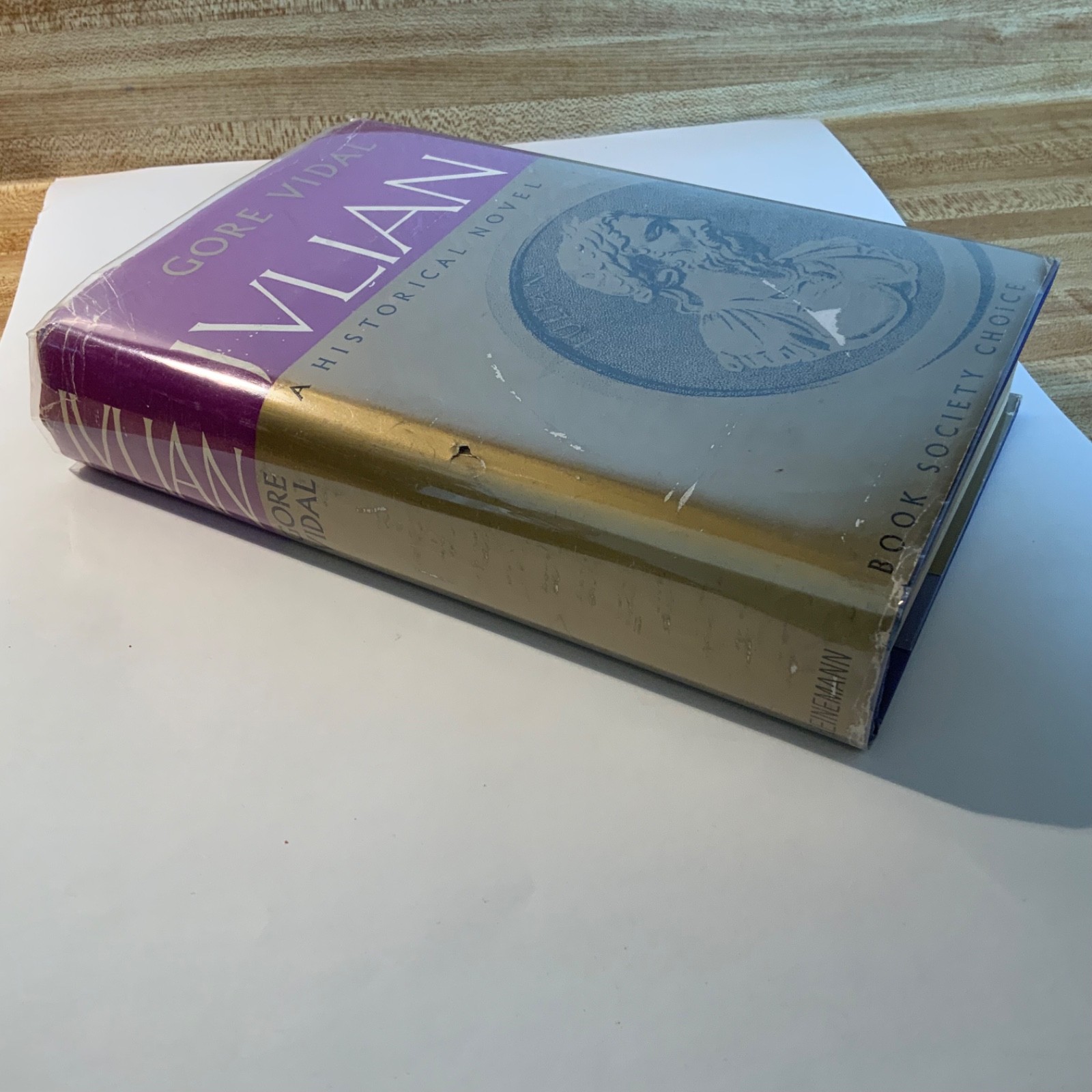 Julian SIGNED by Gore Vidal 1964 Heinemann 1st UK edition / 3rd printing VG*/VG