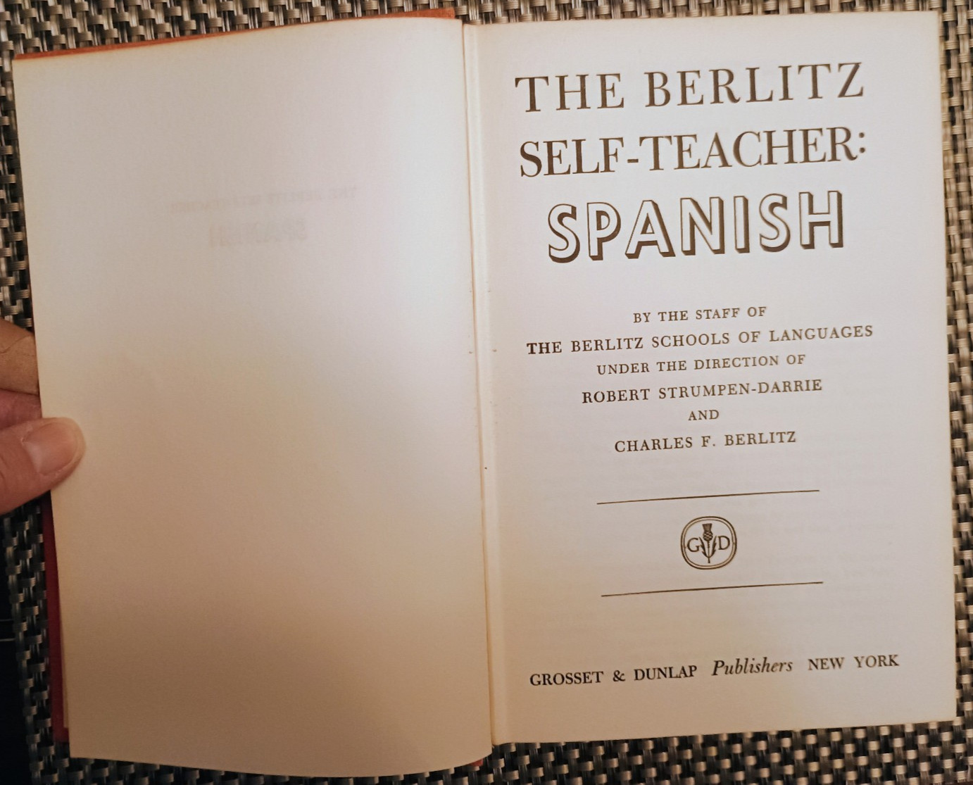 *1949* Berlitz Self Teacher Spanish by Charles Berlitz | HC