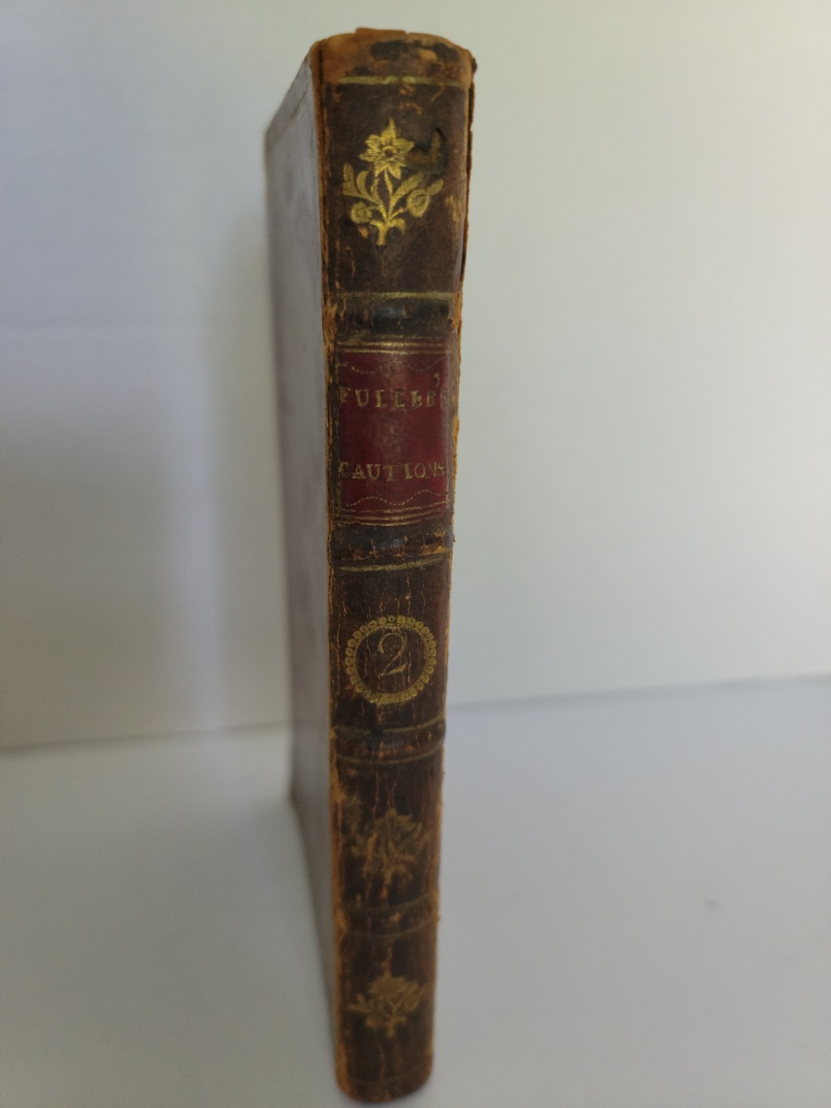 1727 Antique Book by Thomas Fuller, MD „Introductio Ad Prudentiam:“