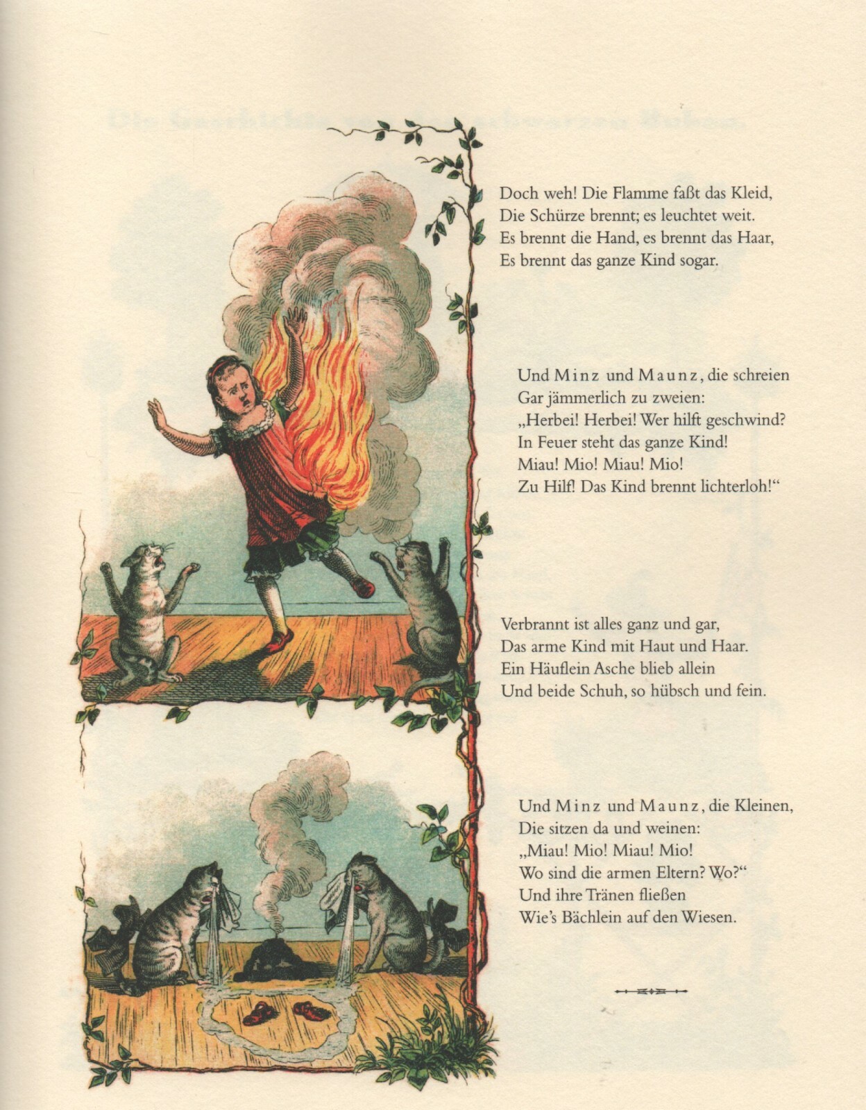 „Der Struwwelpeter“ uncensored edition 1890 Negrolein Mohr Mohrenkind R!R!R!