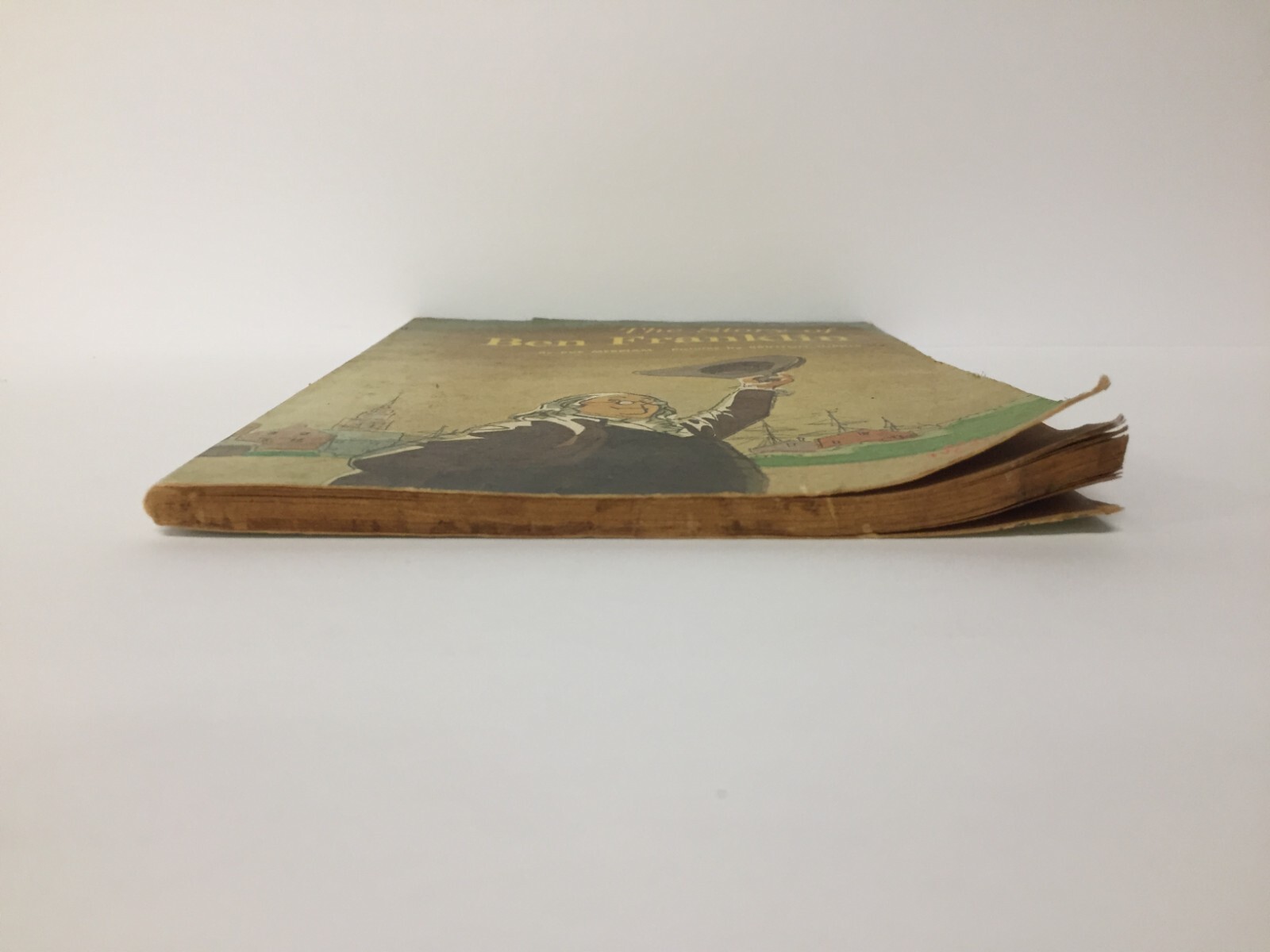 The Story of Ben Franklin by Eve Merriam Vintage 1965 Scholastic Paperback Book
