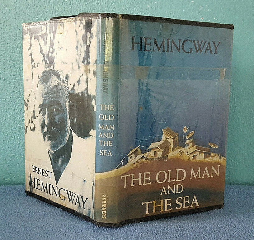 The Old Man And The Sea-Ernest Hemingway-First/1st Book Club Ed. „W“ – VG Jacket
