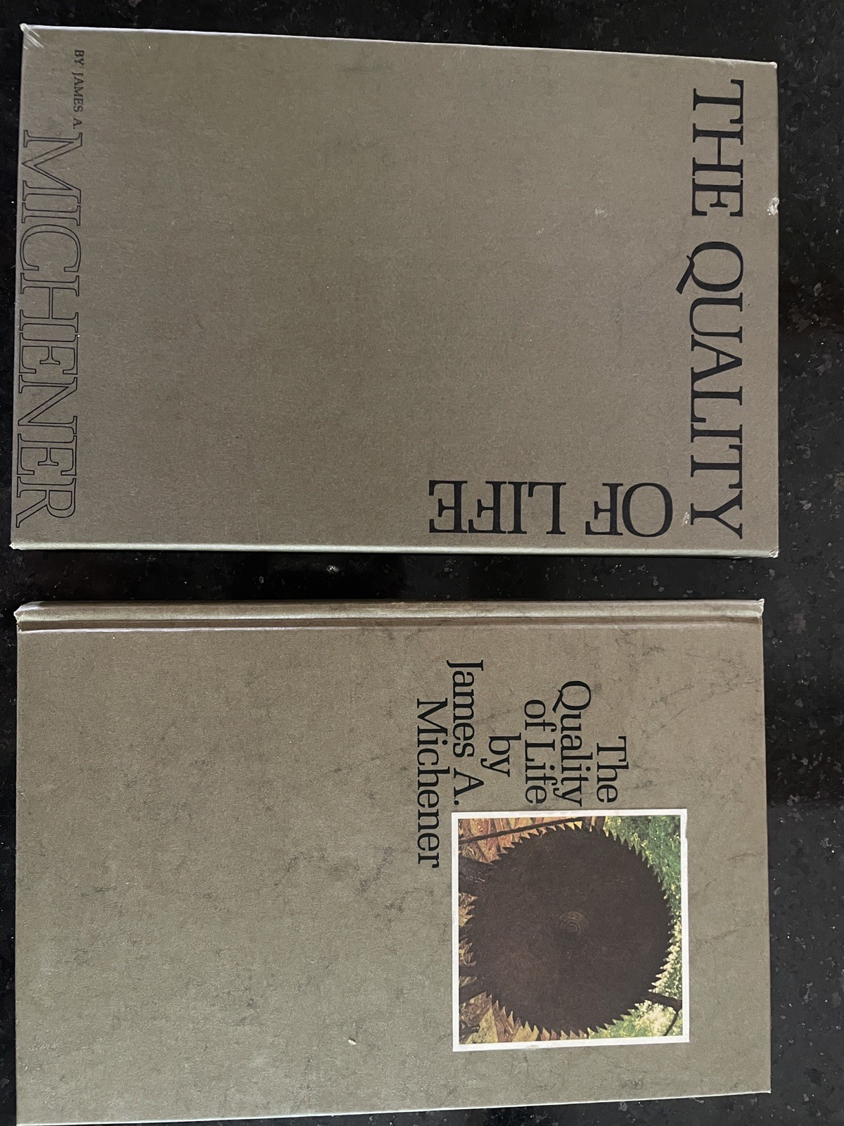 The Quality of Life, James A . Michener 1970 First Edition/Printing w Slipcase.