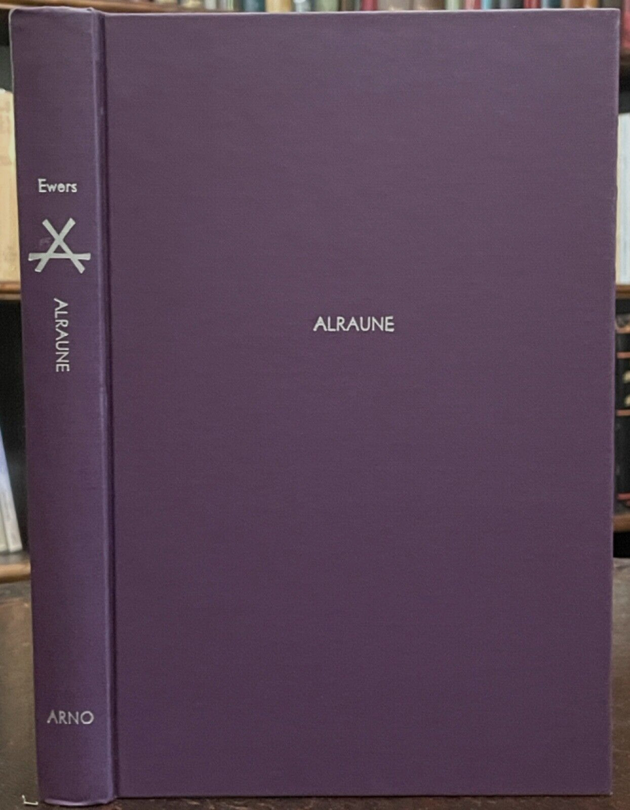 ALRAUNE – Arno Press, 1st 1911/1976 OCCULT, SCI-FI, SEXUALITY, EVIL EXPERIMENTS