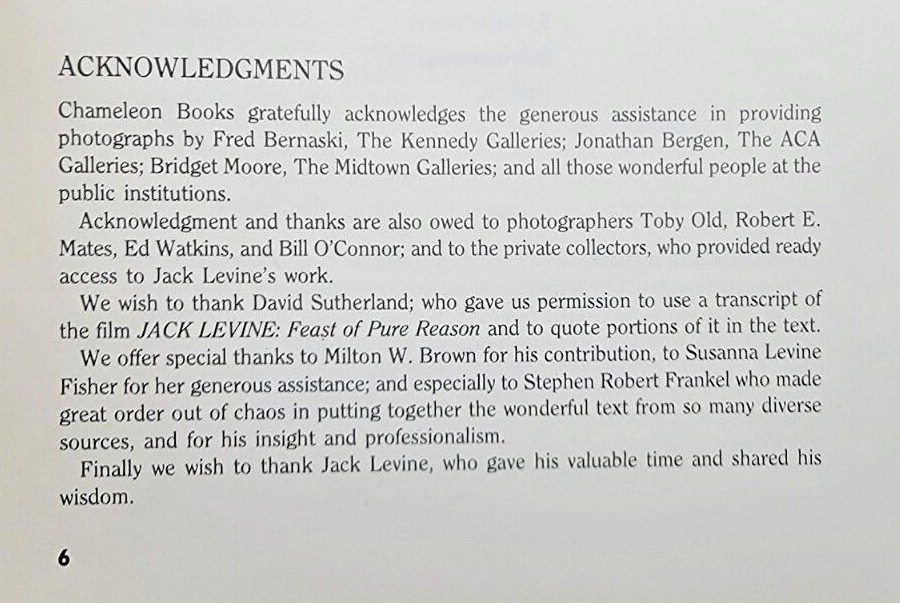 JACK LEVINE 1st Edition SIGNED 1989 HCDJ ILLUSTRATED Social Realism ART