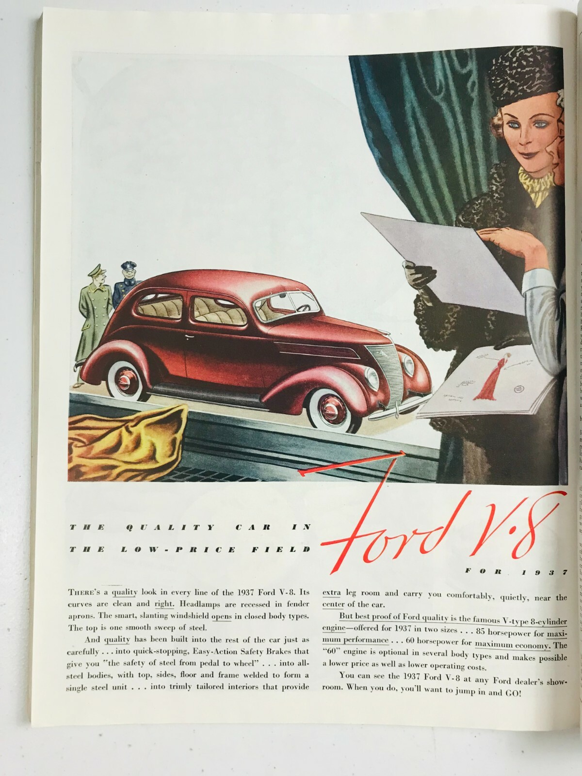WOMEN’S HOME COMPANION MAGAZINE FEB 1937 DIONNE QUINTUPLETS FORD DODGE LUX HIND.