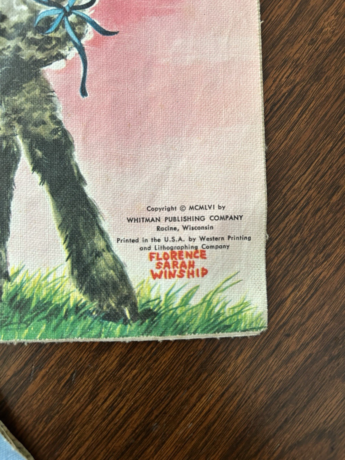 Vintage A Real Cloth Book Lot of 6 Children’s Books Whitman Publishing 1960s