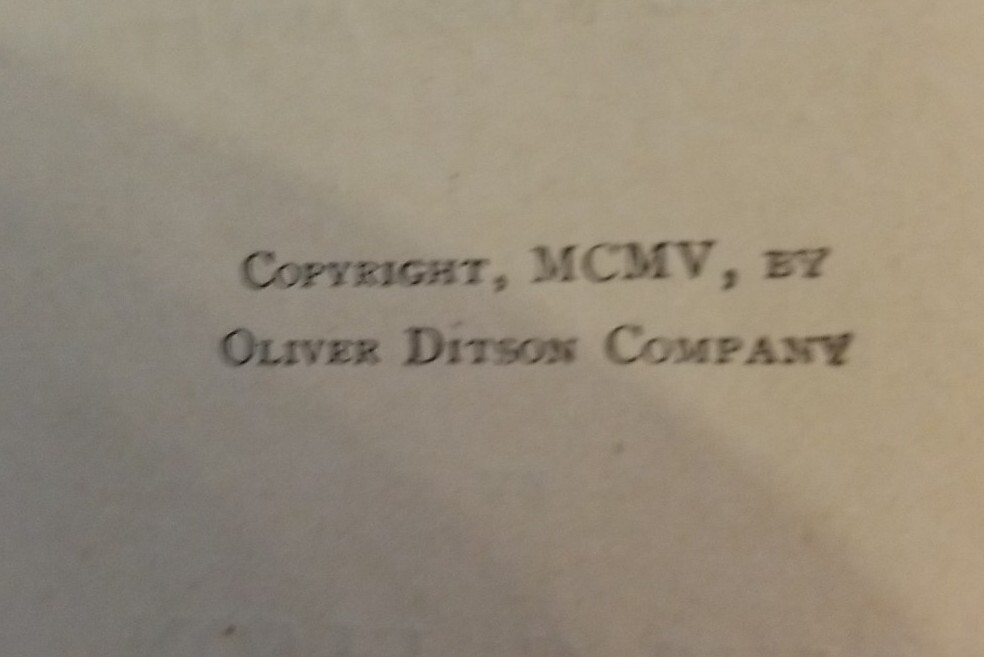 ELSON’S MUSIC DICTIONARY 1905 Vintage Theory Composers Terms Oliver Ditson HB