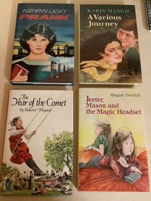 25 Teen Young Adult Hardcover Books 1980s Atheneum Unread Condition w/ Jackets
