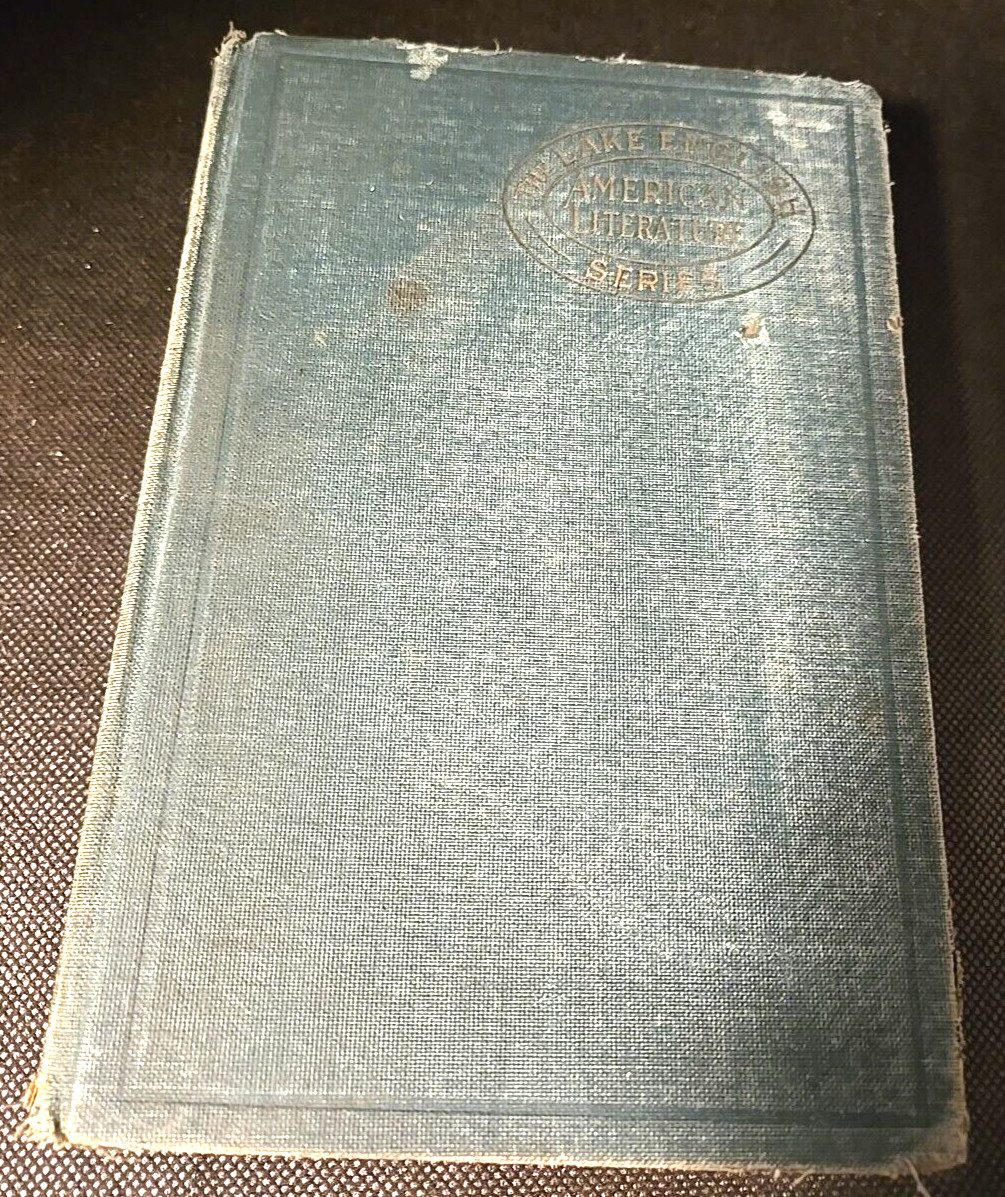 American Literature The Lake Classical Series Book Scott Foresman & Co 1913 HC