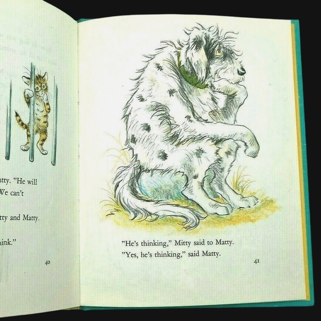 WISE DOG Josephine Wright 1966 Hardcover Weekly Reader Lilian Obligado Illust