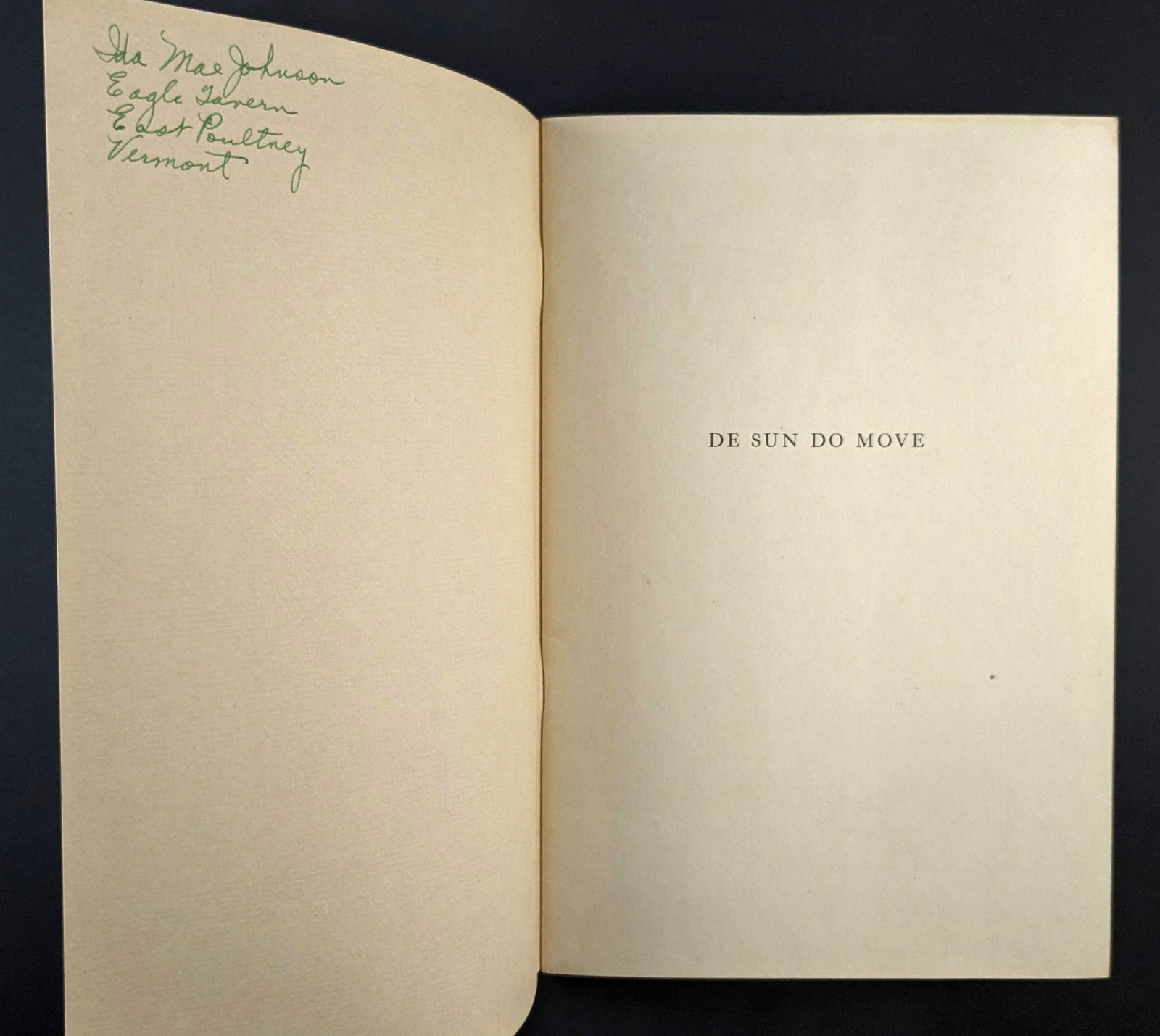 De Sun Do Move Sermon By John J Jasper The Dietz Press Richmond Virginia 1930s