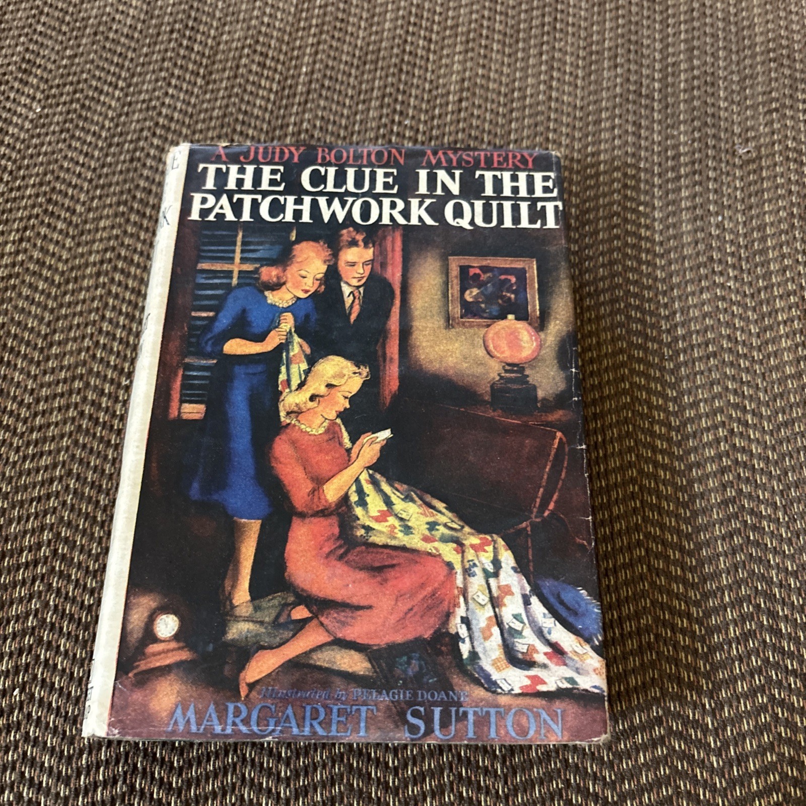 The Clue in the Patchwork Quilt Judy Bolton Mystery by Margaret Sutton 1941 HC