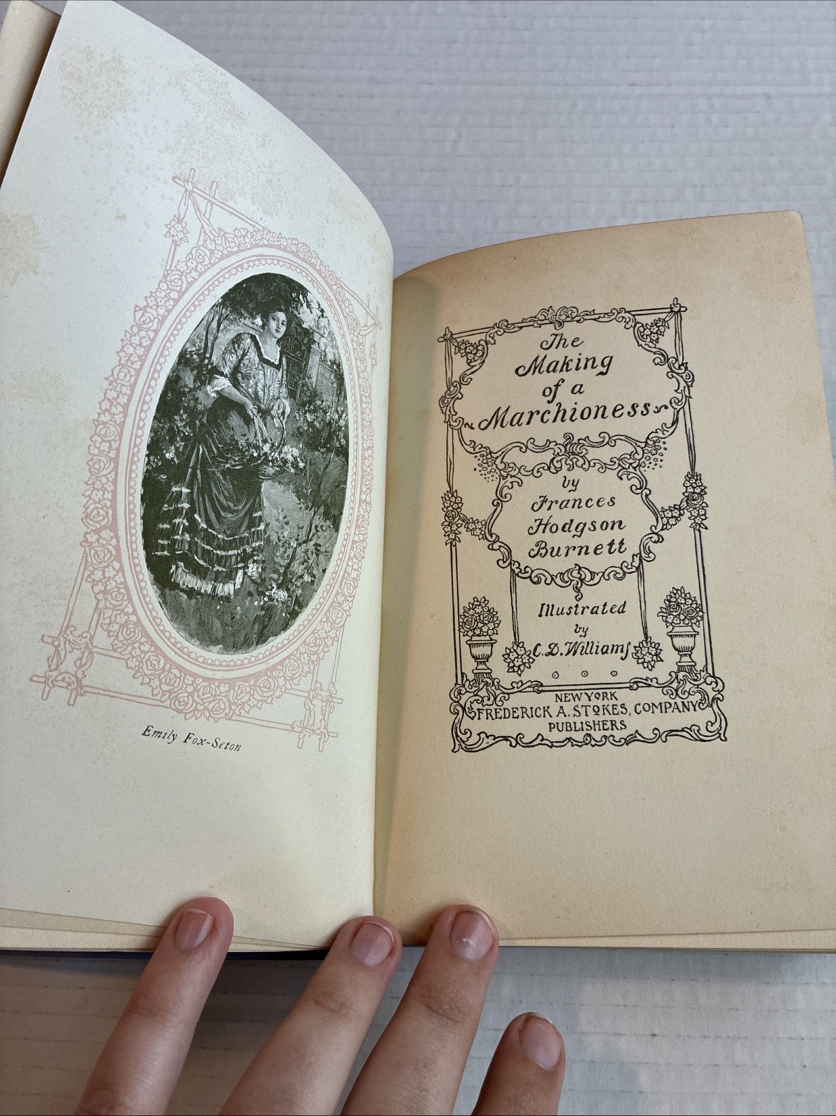 Vintage 1901 The Making of a Marchioness By Frances Hodgson Burnett Stokes