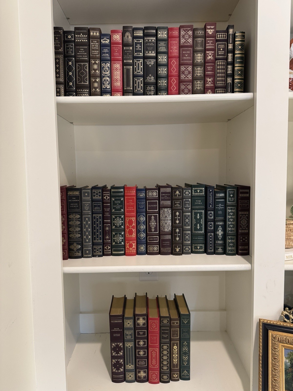 The Franklin Library Lot of 40 Books Dickens, Melville, Cervantes