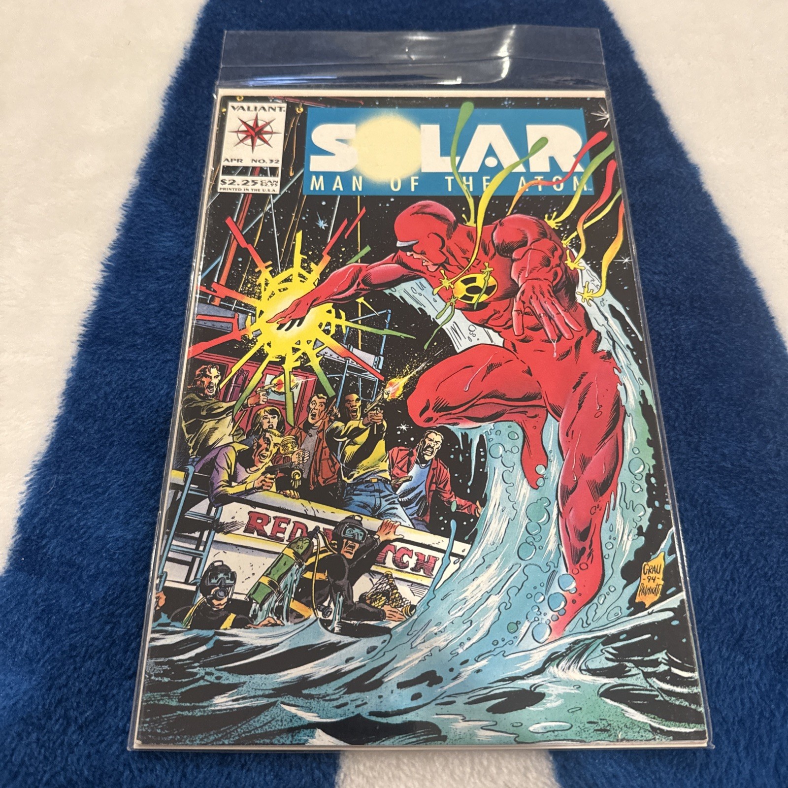 Vintage 1994 Solar Man of the Atom #32 Valiant Comics Superhero Comic Book