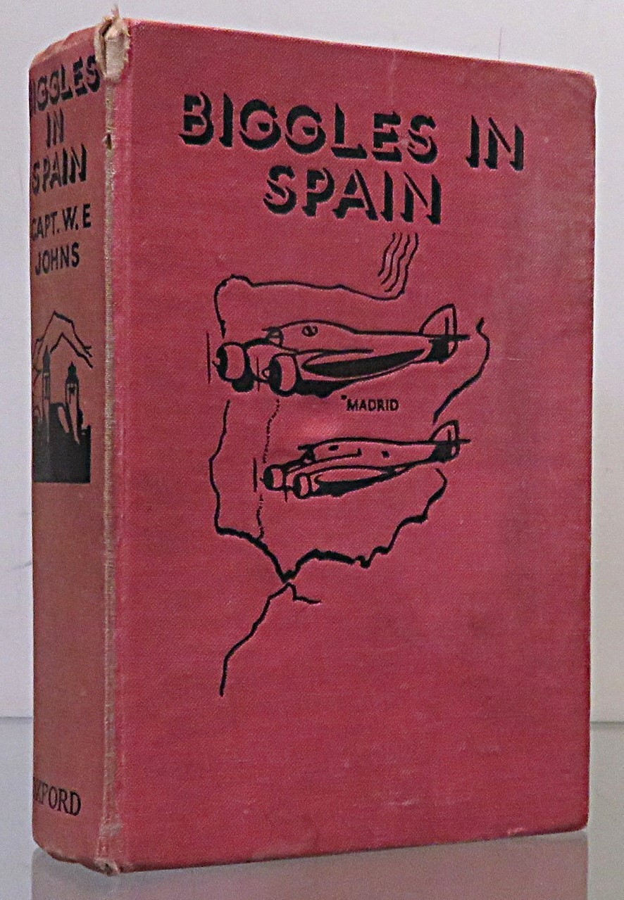 Biggles in Spain Captain W. E. Johns 1939 First Edition Good Condition