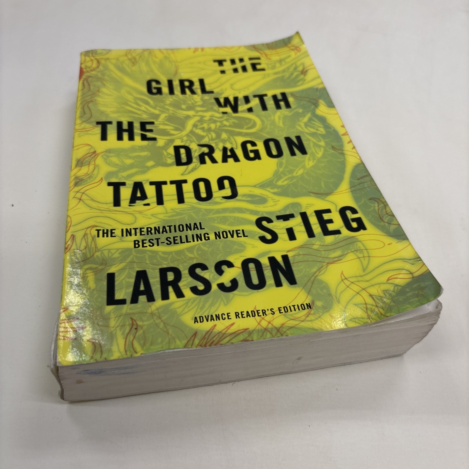 Girl with the Dragon Tattoo by Stieg Larsson (Advance Reader’s Edition, 2008) PB