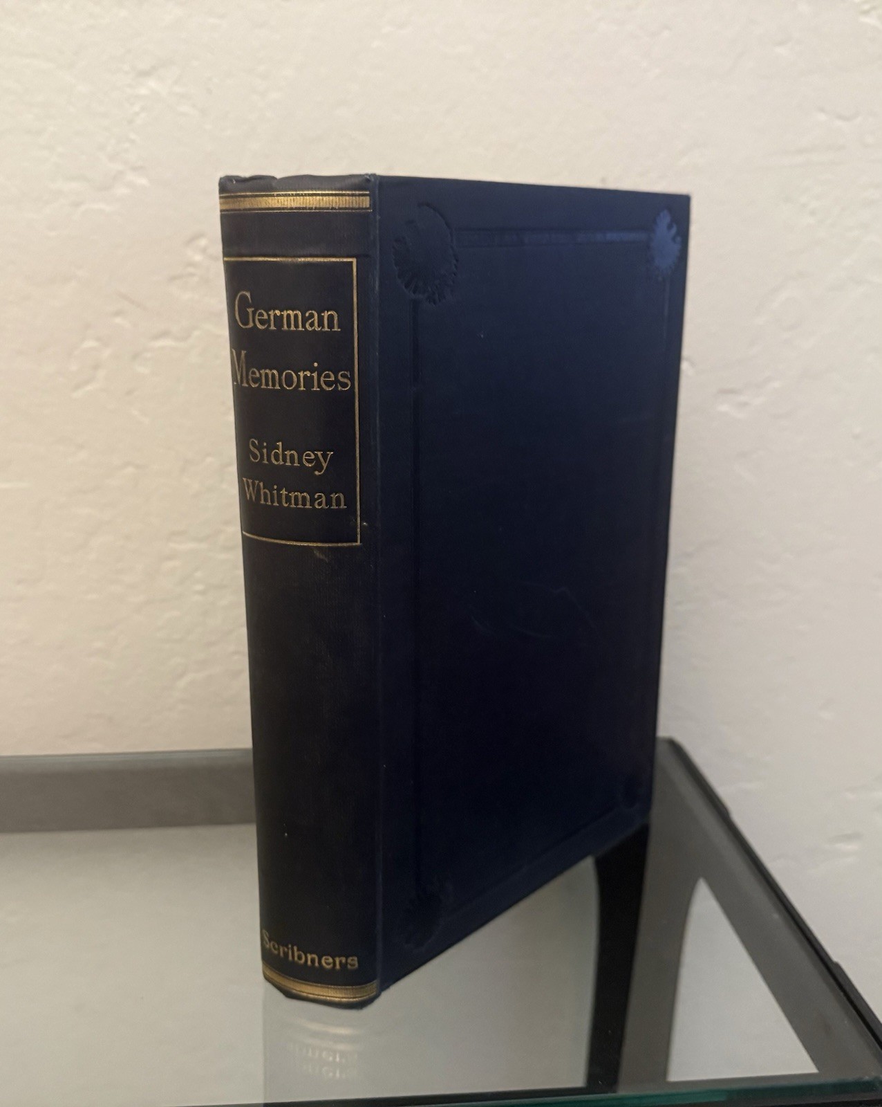 German Memories by Sidney Whitman 1912 Hardcover