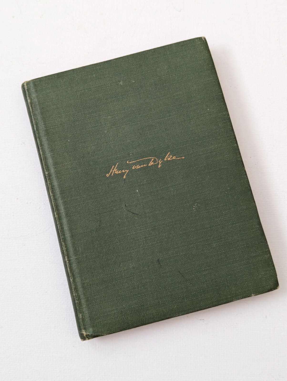 Songs Out of Doors Henry Van Dyke 1923 Print Mini 5.5″ Antique Poetry Book Green