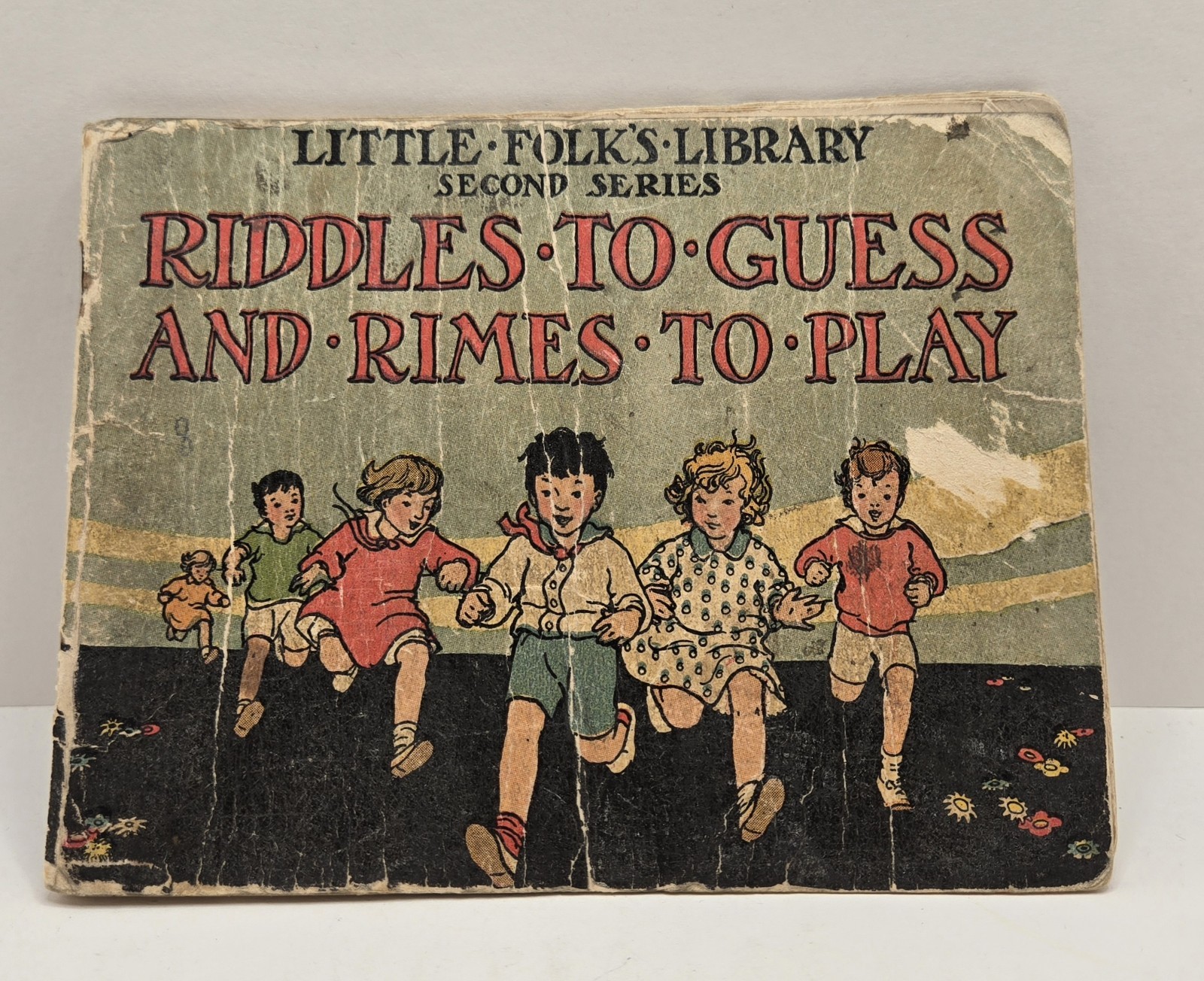 Little Folks Library (Second Series) Riddles To Guess & Rimes To Play; Antique