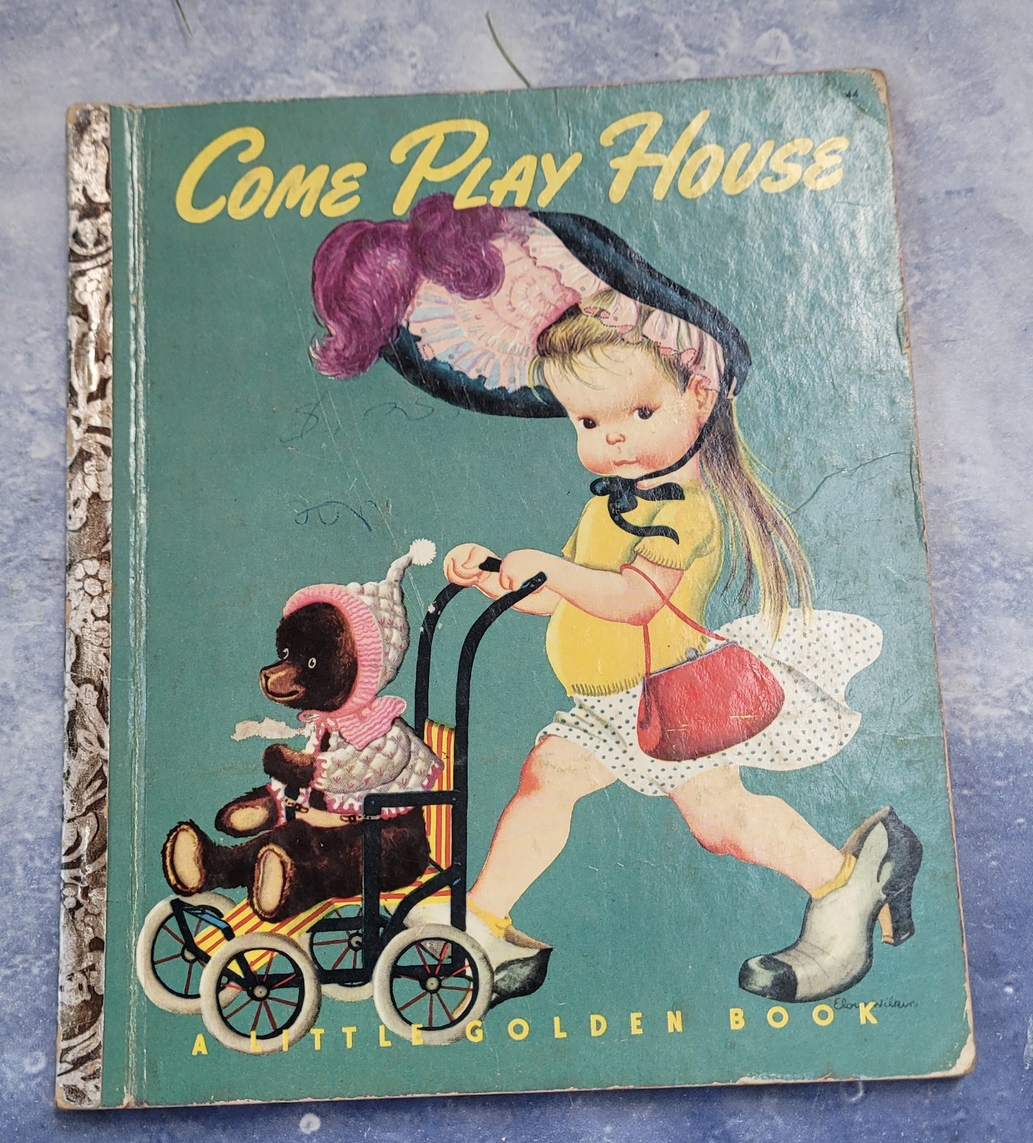 Come Play House Vintage children’s Little Golden Book 1948 Eloise Wilkin 42pg