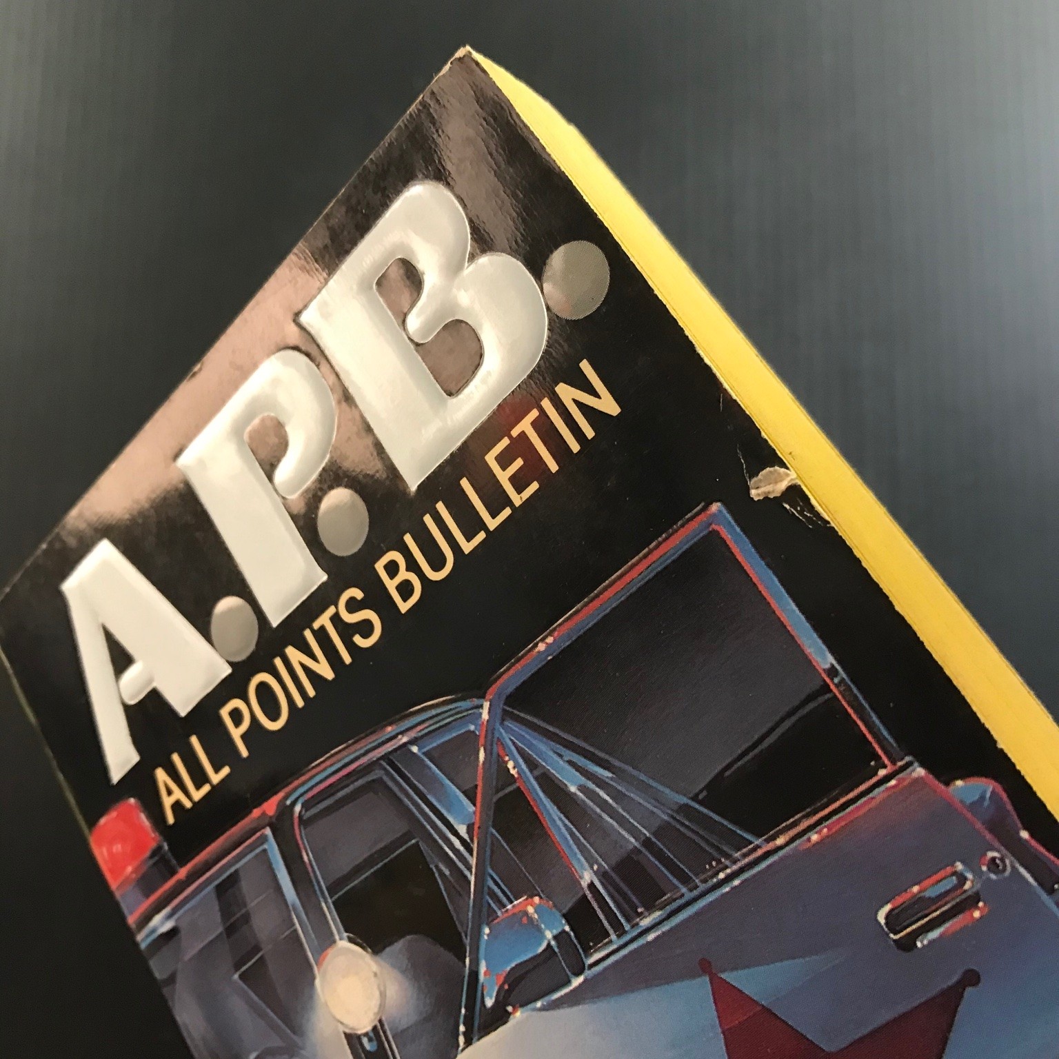 A.P.B. All Points Bulletin Dave Pedneau 1987 First Edition Mystery Crime