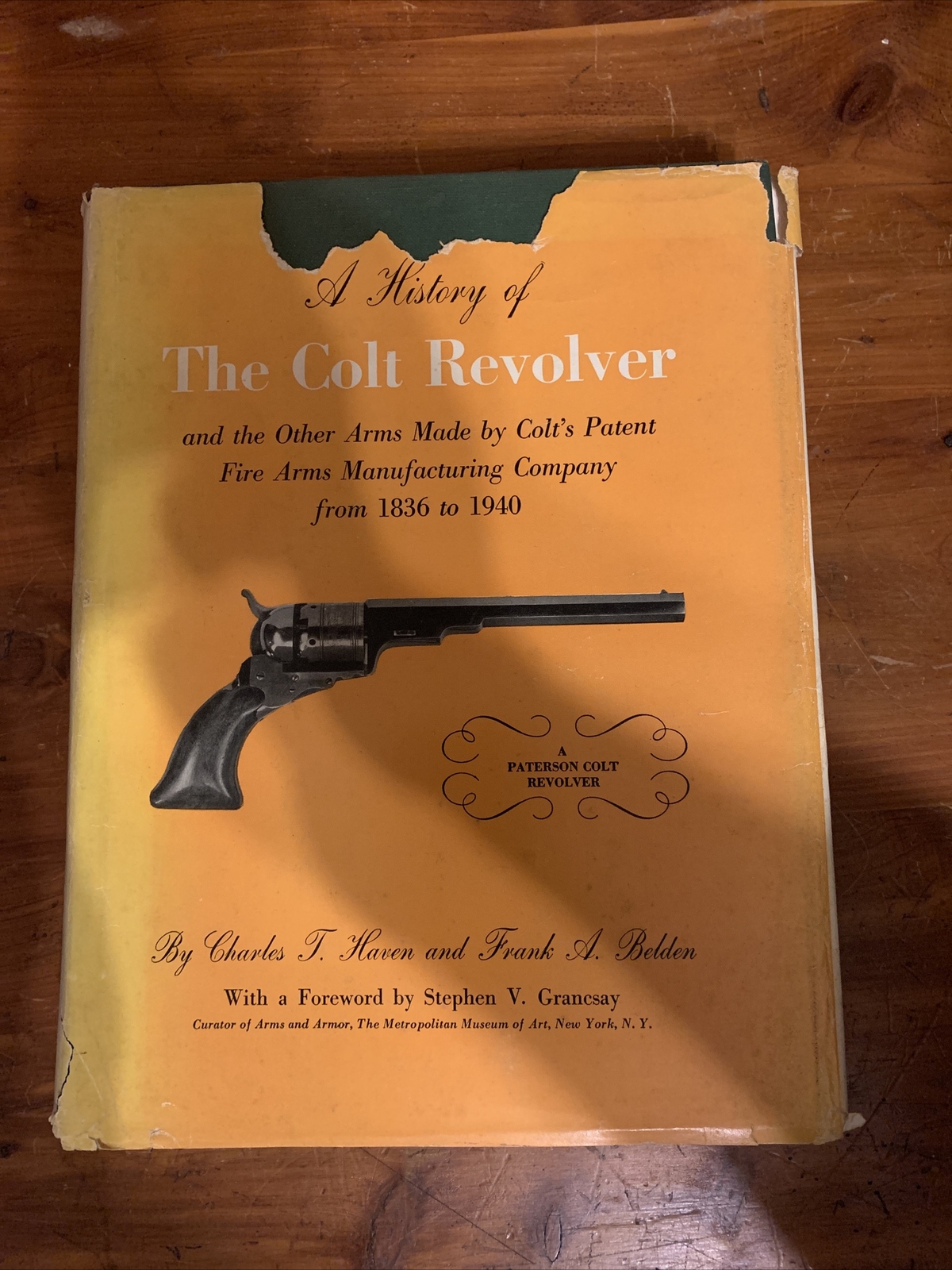 1940, History of the Colt Revolver, HC/DJ, by Charles Haven & Frank Belden Book
