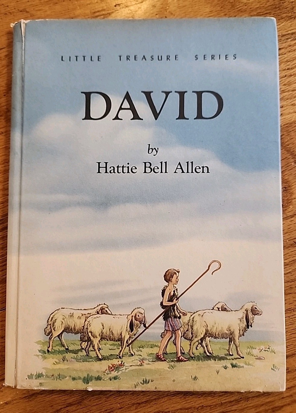 DAVID Hattie Allen 1946 HC Little Treasure Series Broadman Press Vtg Bible Story