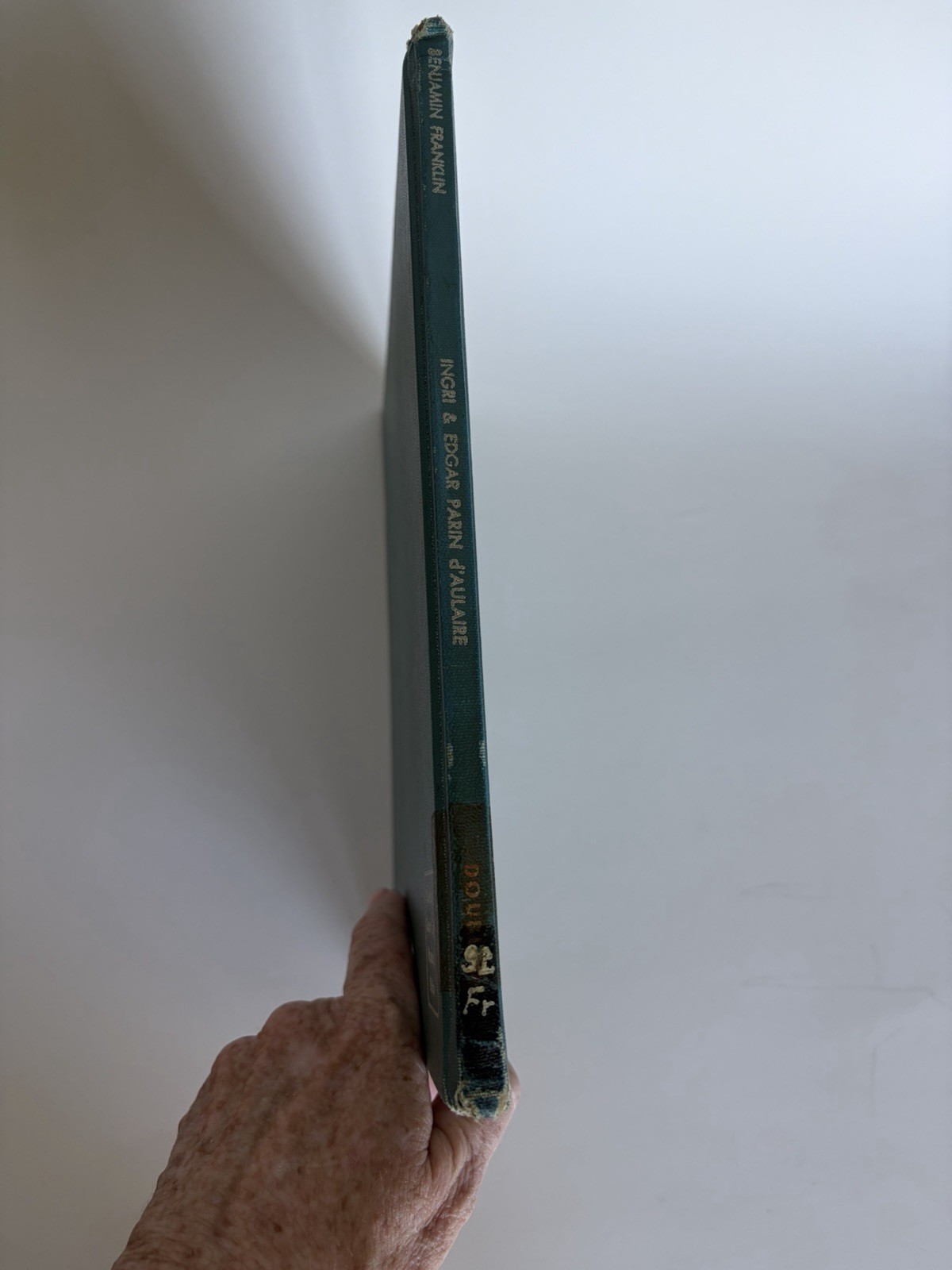 Ingri & Edgar Parin d’Aulaire Benjamin Franklin Hardcover Illustrated Ex-Library