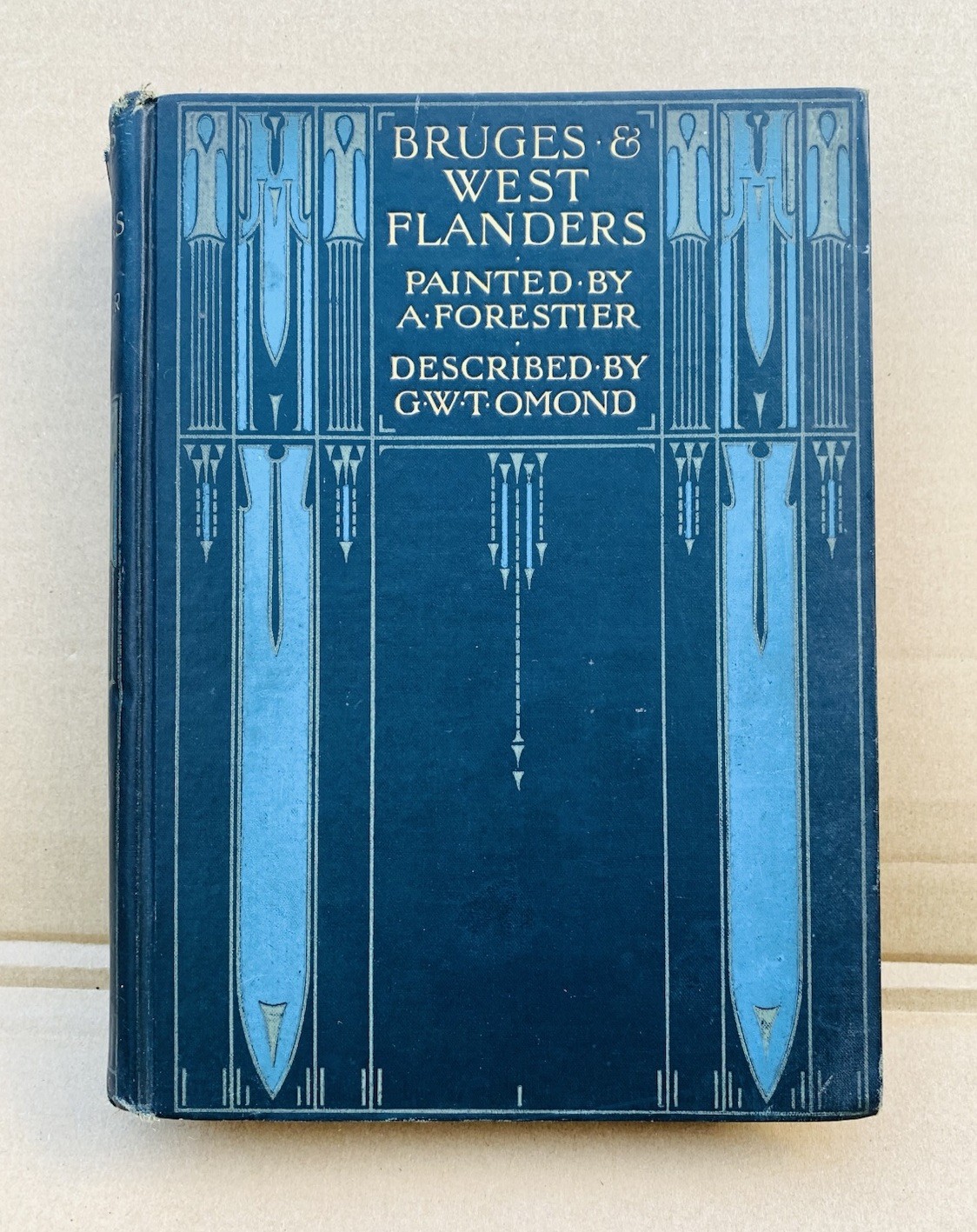 1906 Bruges And West Flanders Forestier GWT Omond Art Nouveau Binding