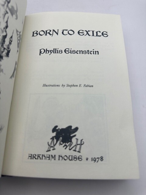 Born to Exile Signed by Phyllis Eisenstein