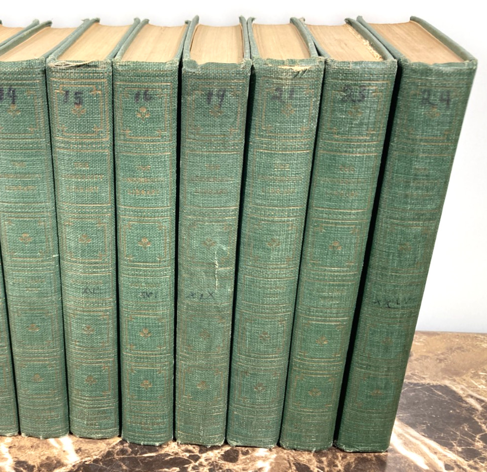 The University Library 13 Volume Partial Set Lot John Finley Gilded 1st Edition
