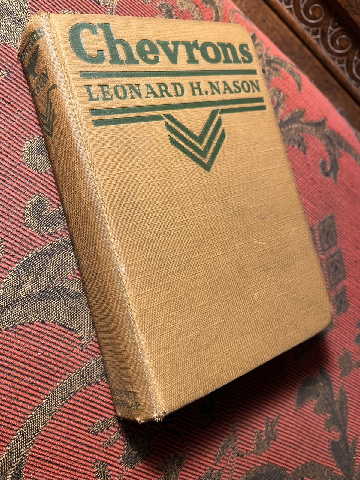 Vintage 1926 Chevrons by Leonard H. Nason Hardcover Book
