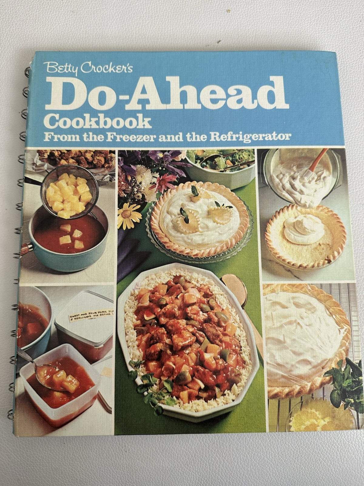 Vintage Betty Crocker Do-Ahead Cookbook Spiral Bound HC 1972 First Printing