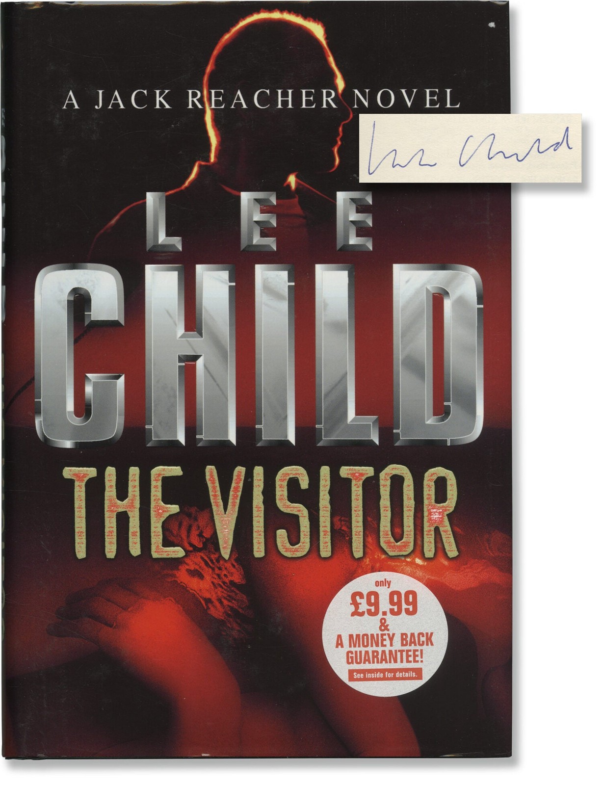 Lee Child THE VISITOR First UK Edition signed 2000 #168852